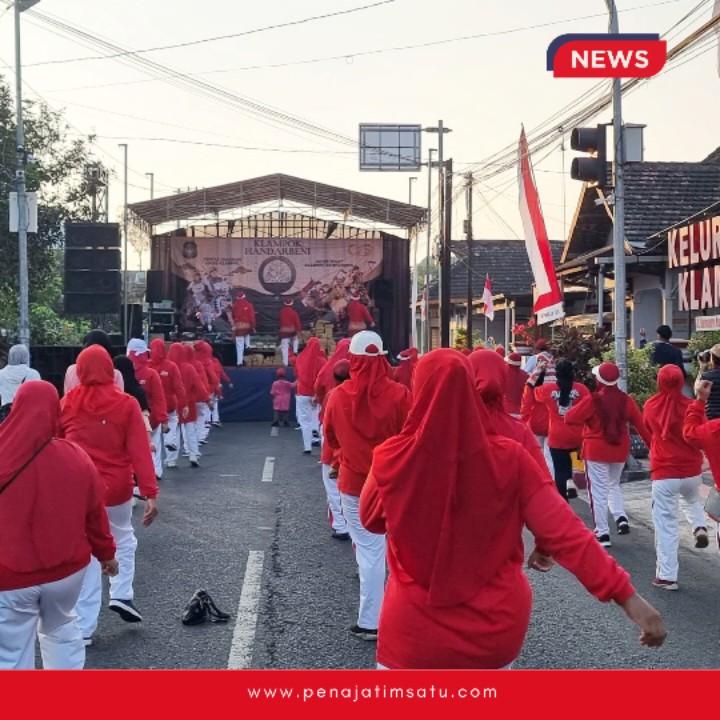 Gerakkan Hidup Sehat, STI Klampok Meriahkan HUT ke-81 RI dan Bersih Desa Kelurahan Klampok Kota Blitar