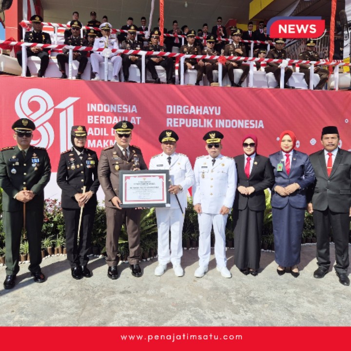 Dedikasi dan Integritas Berbuah Apresiasi, Kejari Barito Kuala Borong Empat Penghargaan dari Pemkab Batola di HUT ke-81 RI
